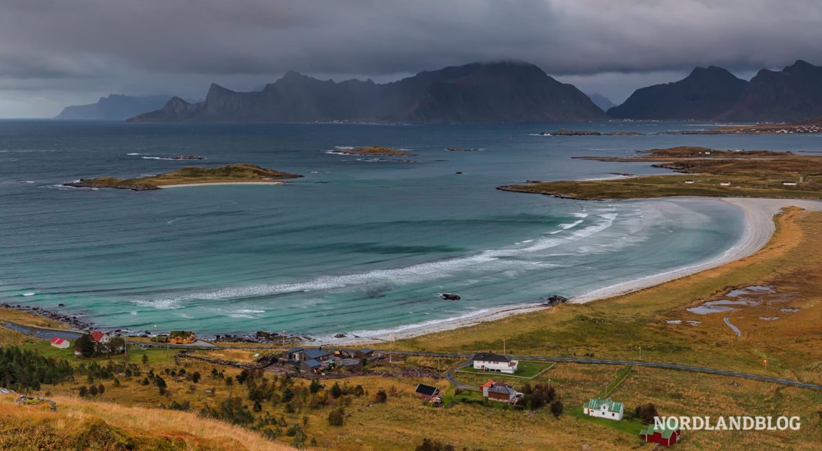 Yttersand Strand in Fredvang Traumstrände auf den Lofoten (Norwegen)