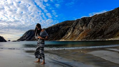 Grotlesanden in Bremanger - Norwegen