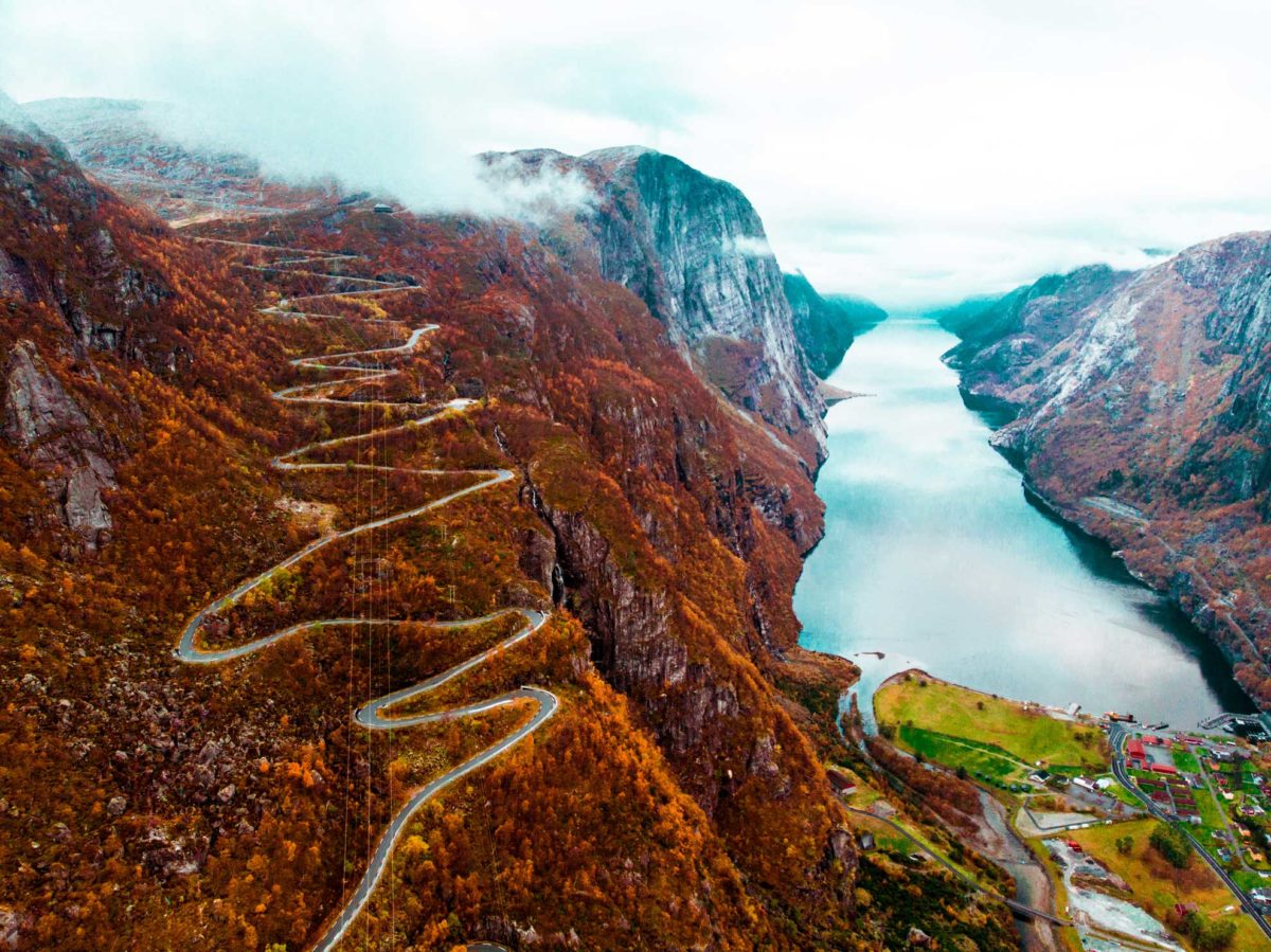 Der Weg zum Kjerag in Norwegen.