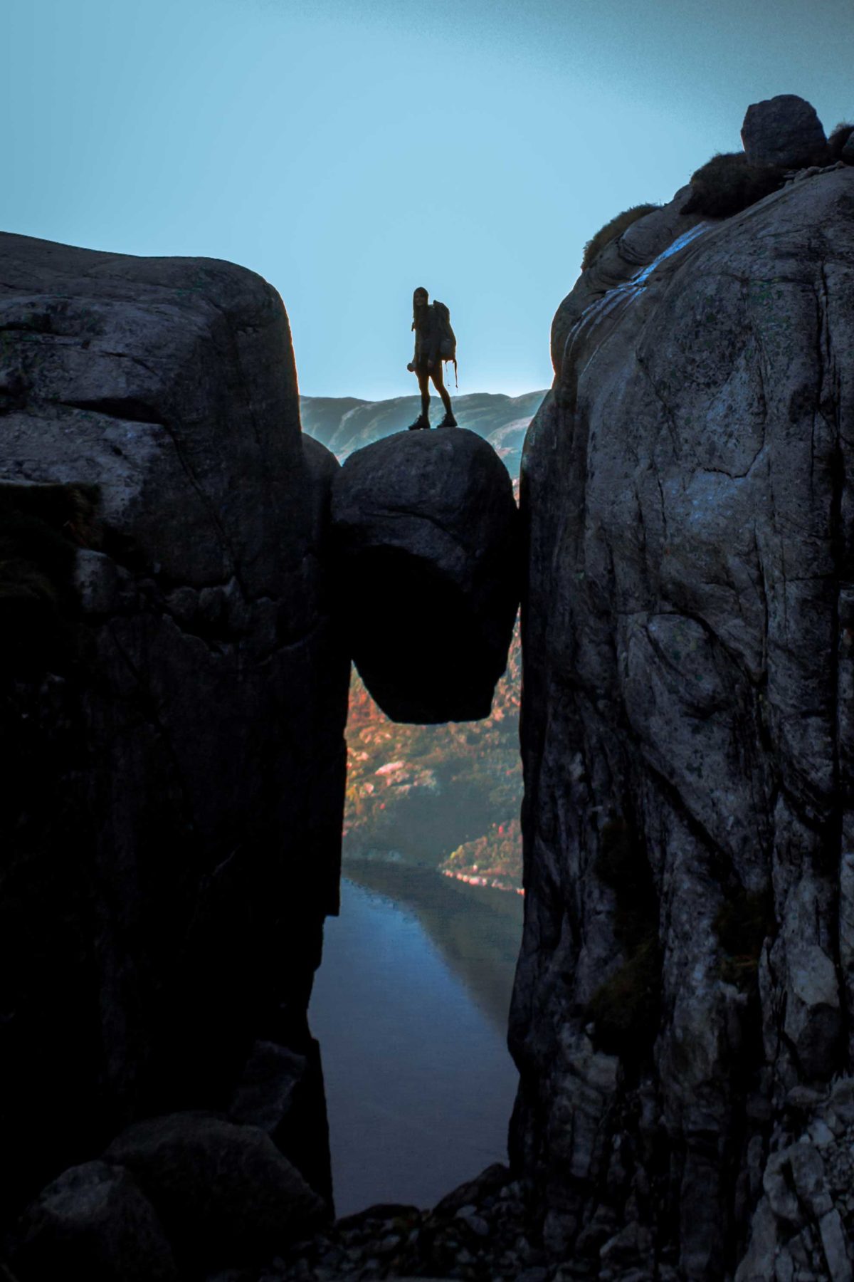 Der Kjeragbolden - ein Highlight in Norwegen.