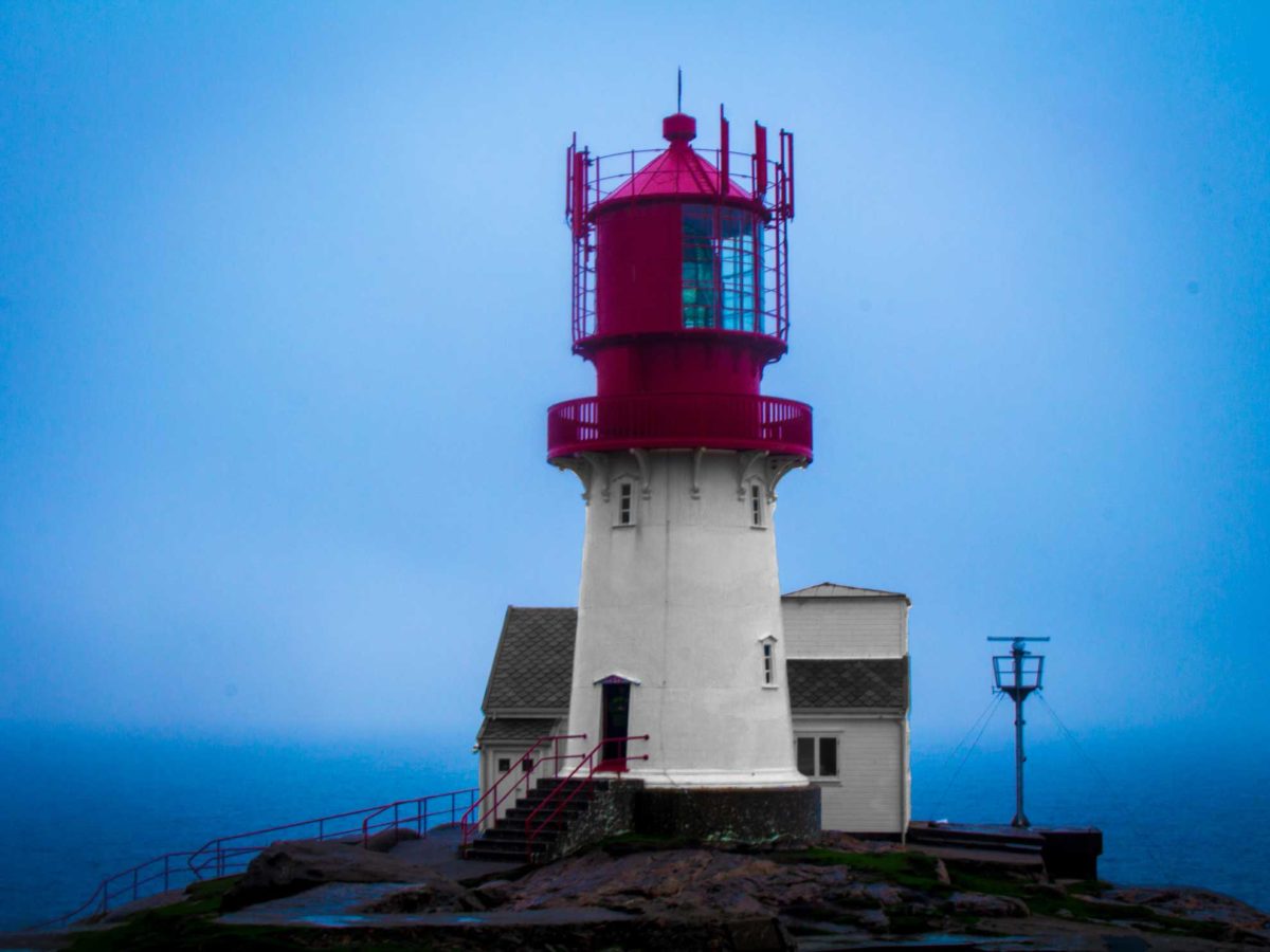 Das Südkap - Lindesnes Fyr - Leuchtturm in Norwegen.
