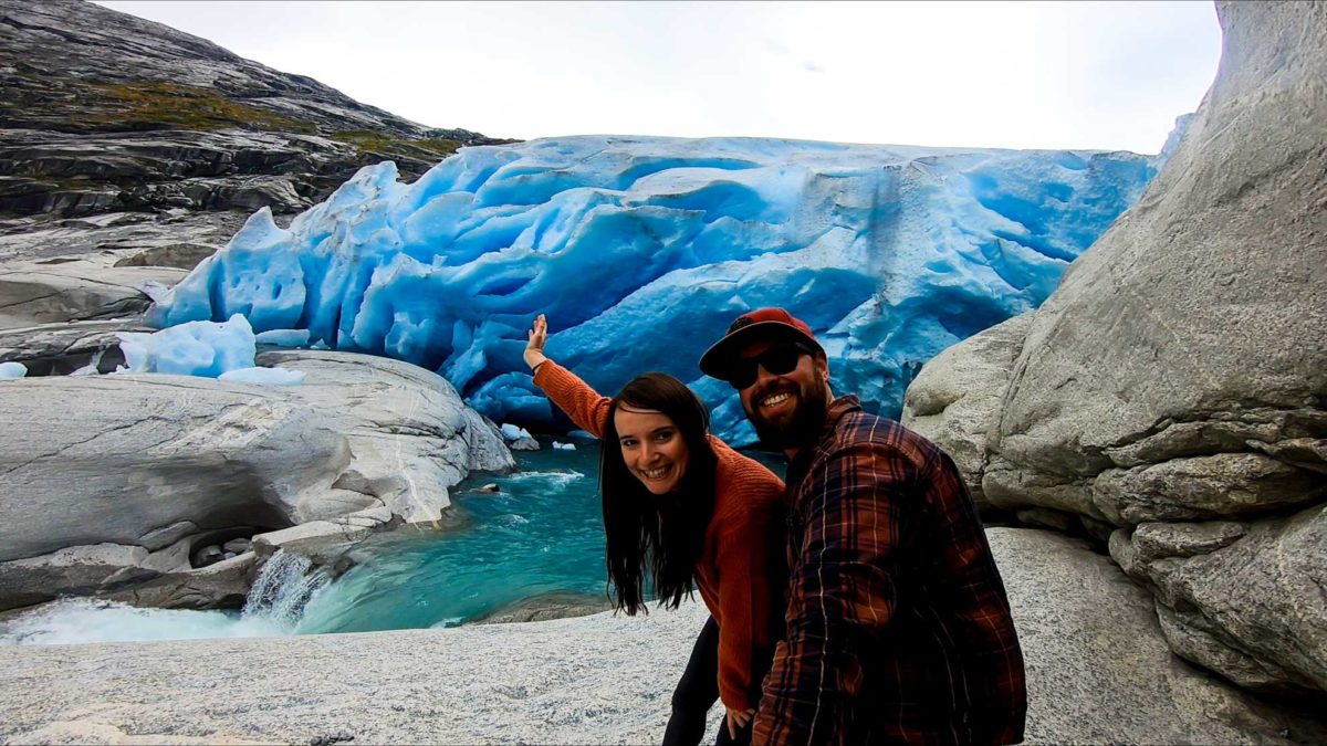 Der Gletscher Nigardsbreen in Norwegen.