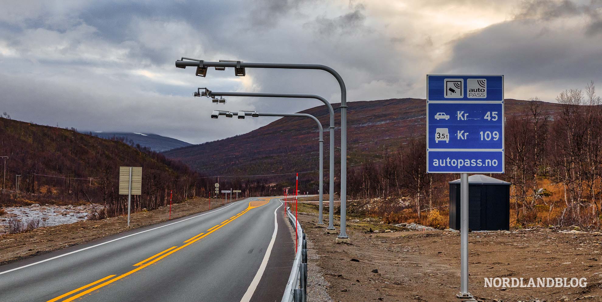 Maut in Norwegen - AutoPass Mautstation