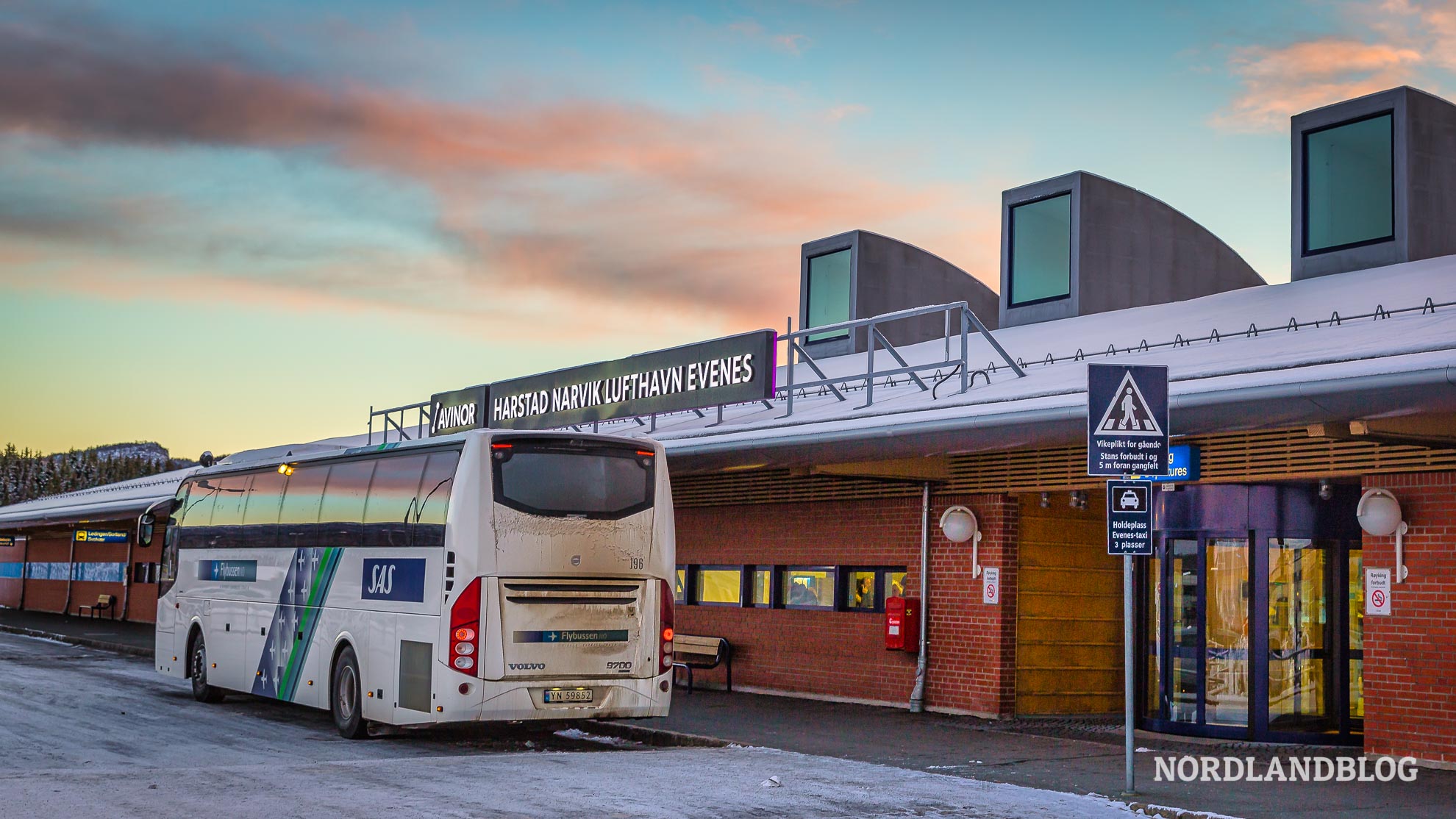 Flughafen Evenes Norwegen Anreise auf die Lofoten