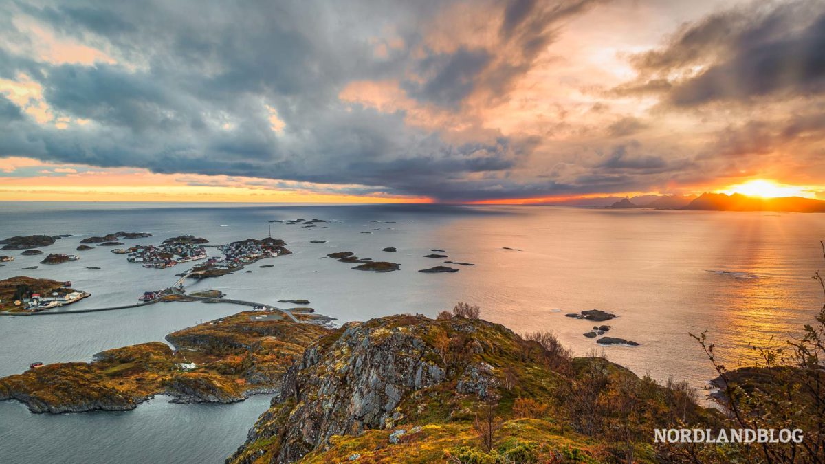 Wanderung Heia Henningsvaer Wandern auf den Lofoten (Norwegen)