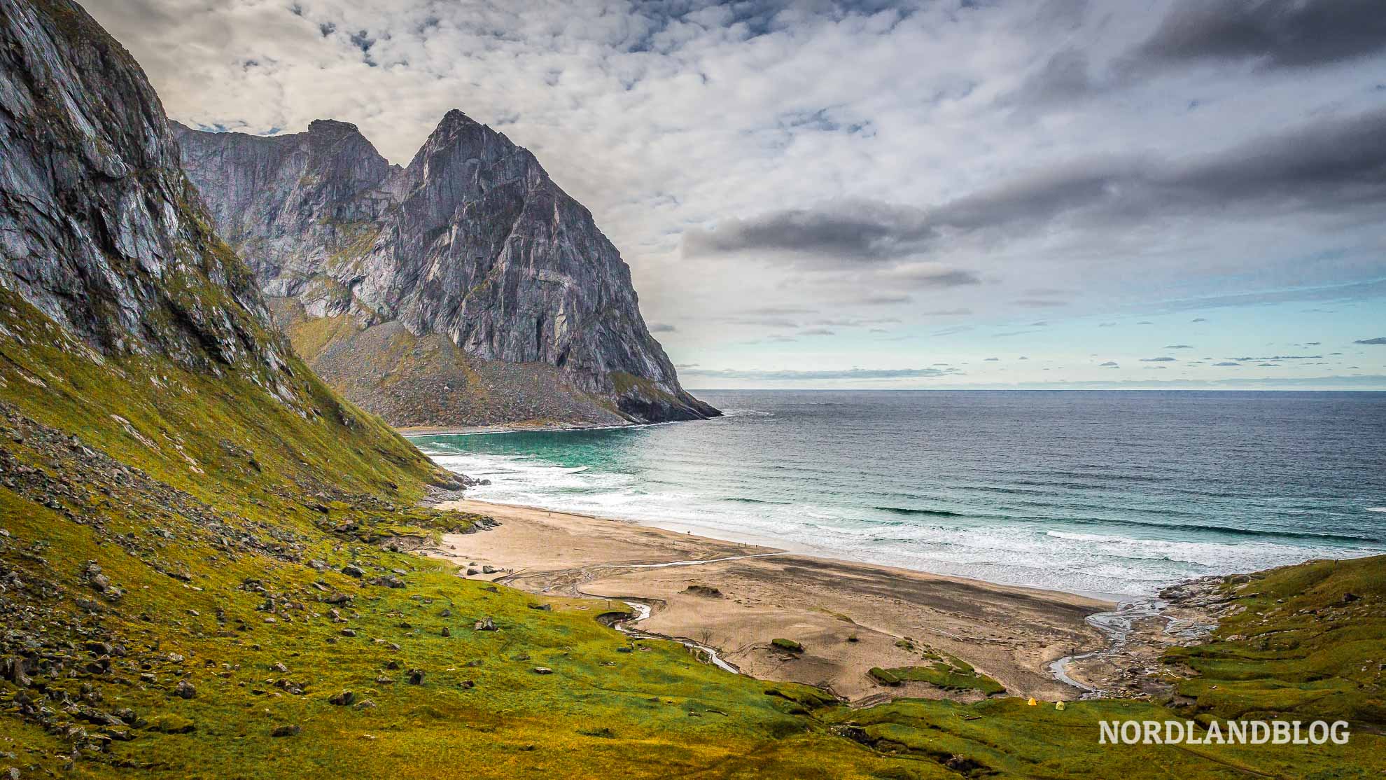 Wanderung Kvalvika (Norwegen)