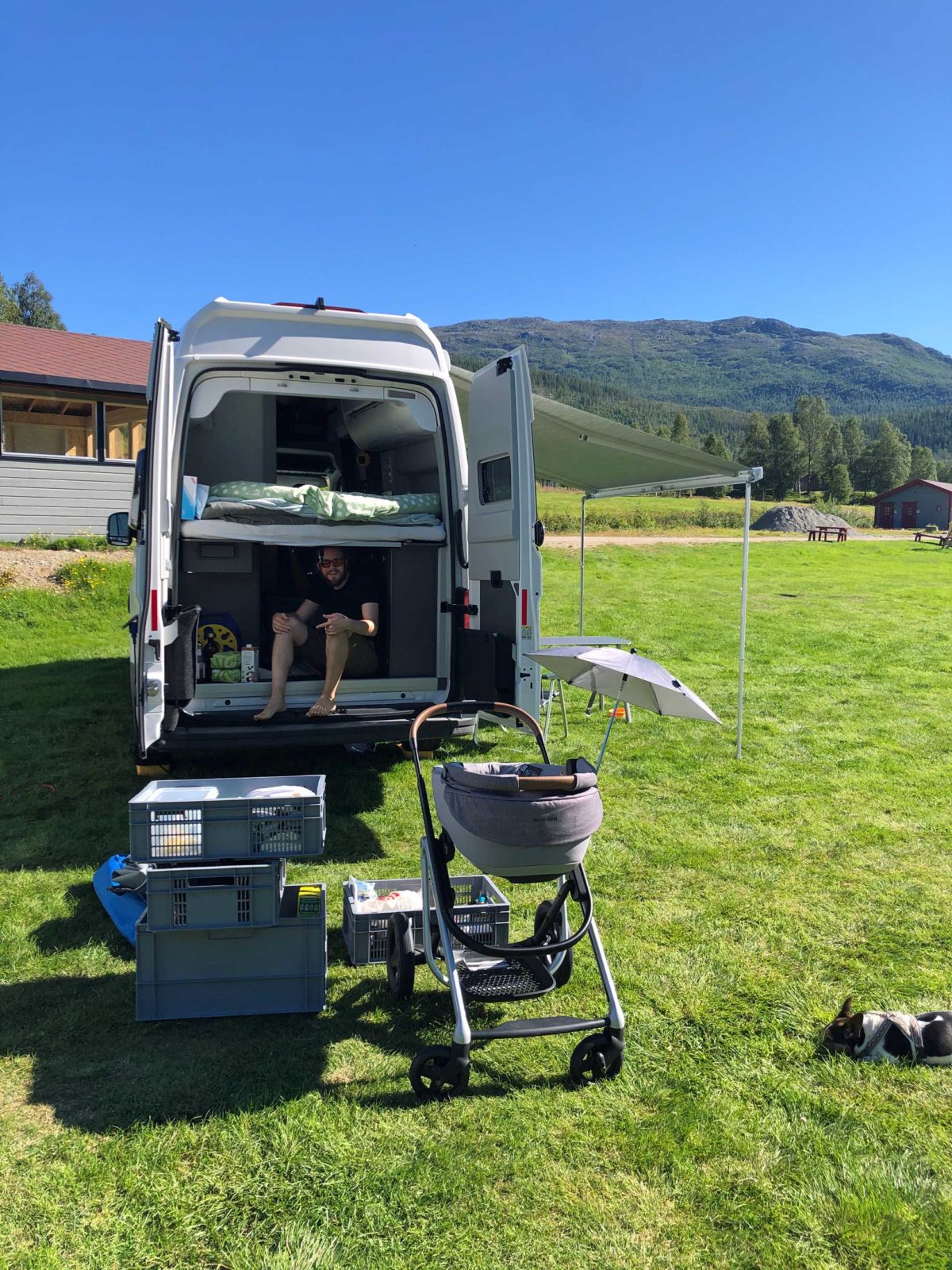 Inventur auf dem Campingplatz Svenningdal in Norwegen