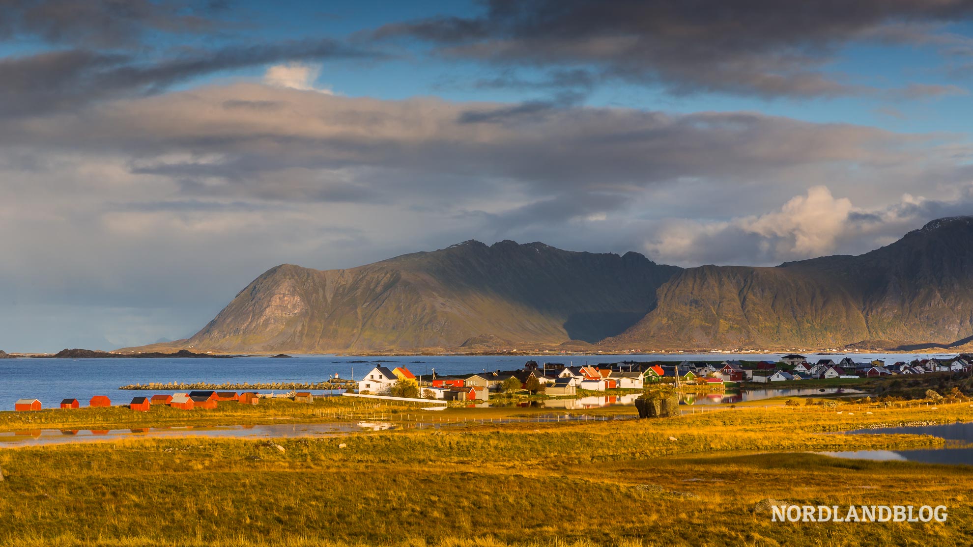 Fischerdorf Eggum auf den Lofoten in Norwegen