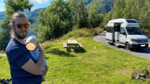 Elternzeitreise bis zu den Lofoten in Norwegen
