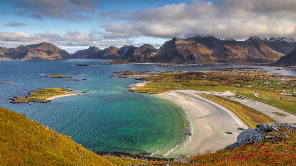 Titelbild Wanderung auf den Yttersandheia Lofoten Norwegen