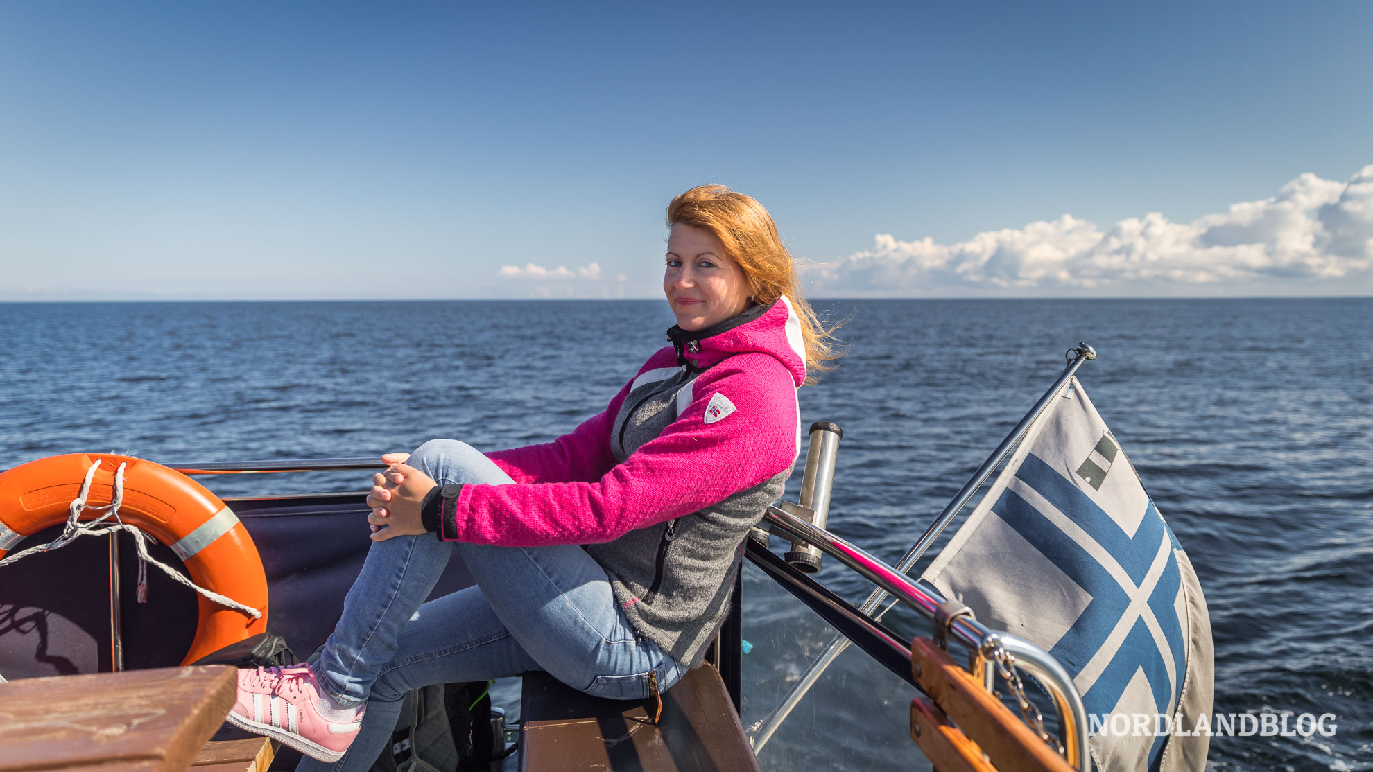 Bootsfahrt auf die Insel Maakalla Ostseeküste Finnland