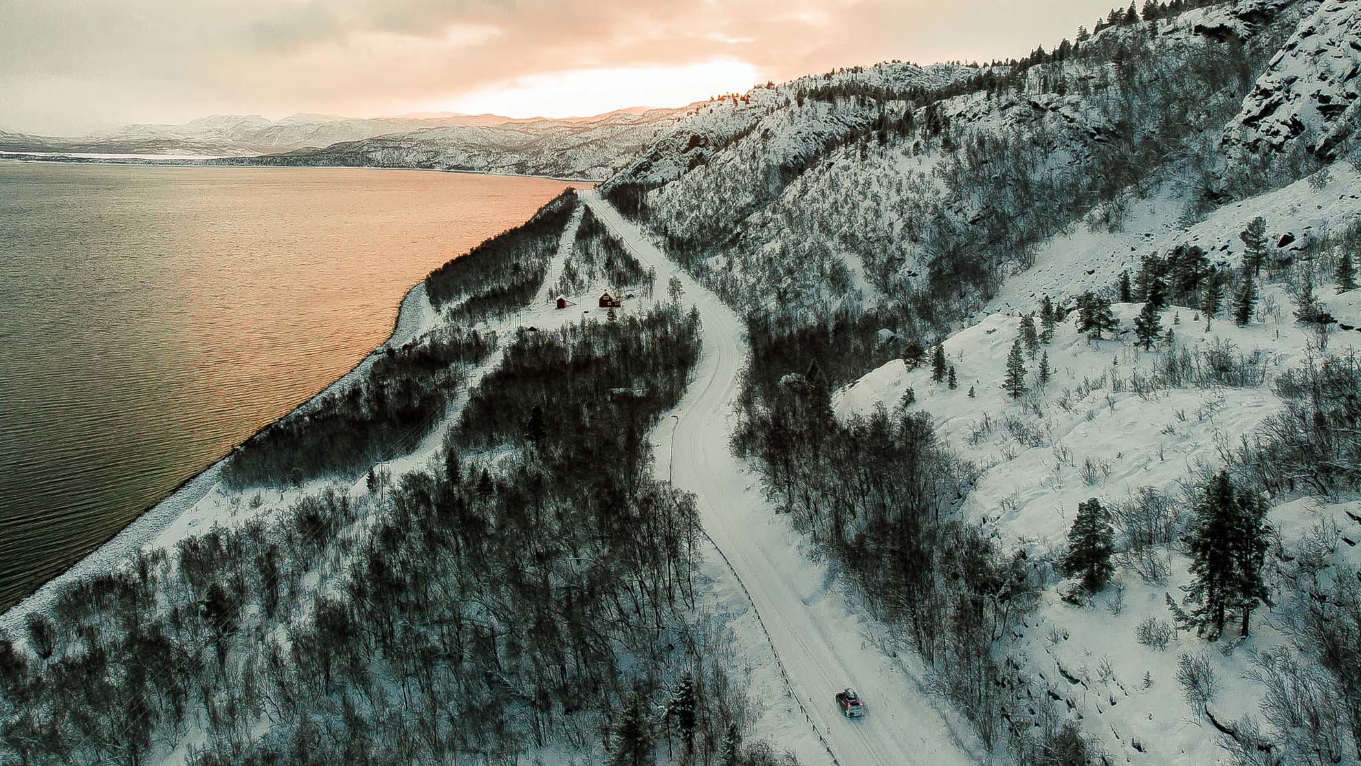 Winter im Norden von Norwegen