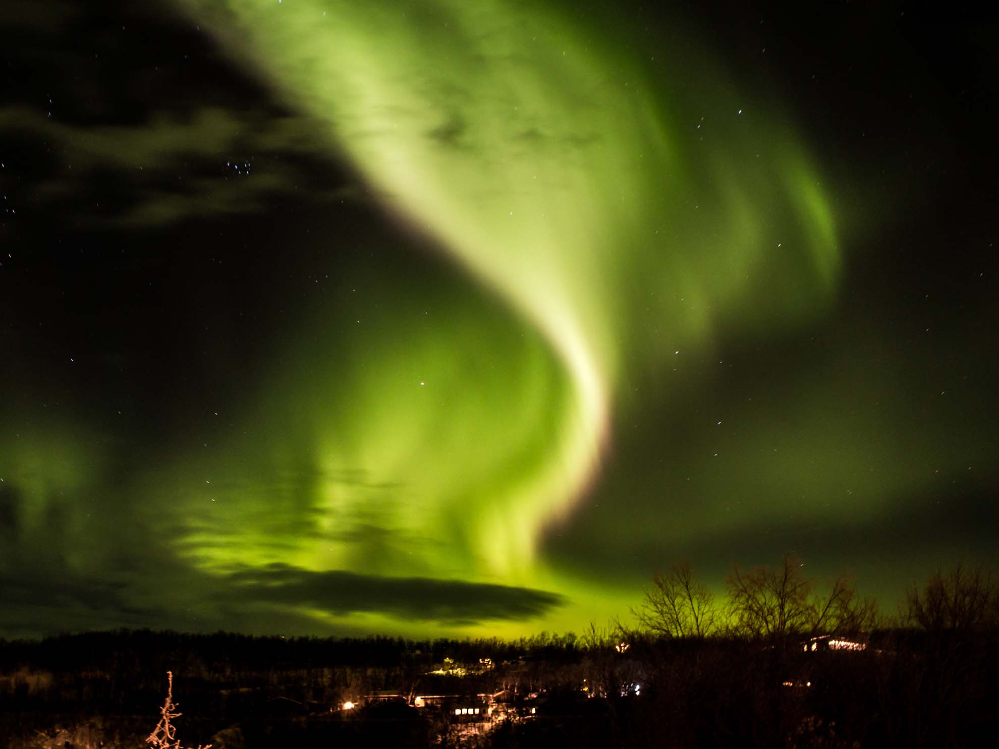 Nordlichter in Kautokeino