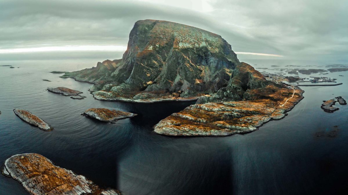 Lovund eine wunderschöne Insel an der Helgelandsküste in Norwegen