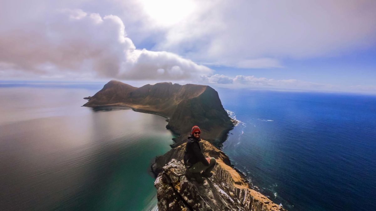 die Südspitze der Insel Værøy.