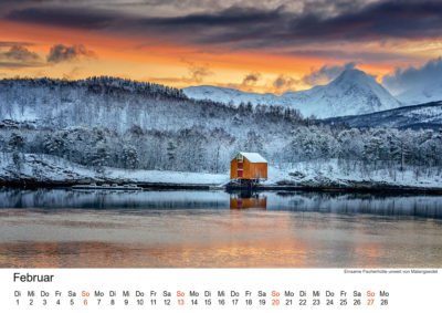 Premium Wandkalender "NORWEGEN 2022"-Seite-2-Februar