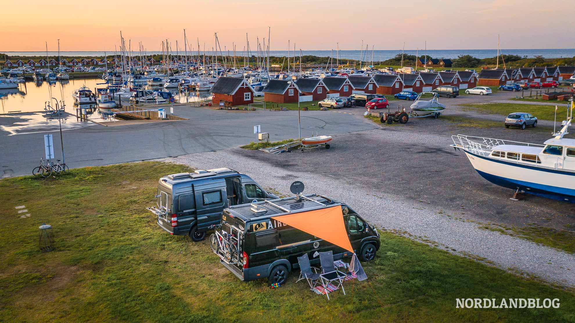 Camping Dänemark Stellplatz Yachthafen Frederikshavn