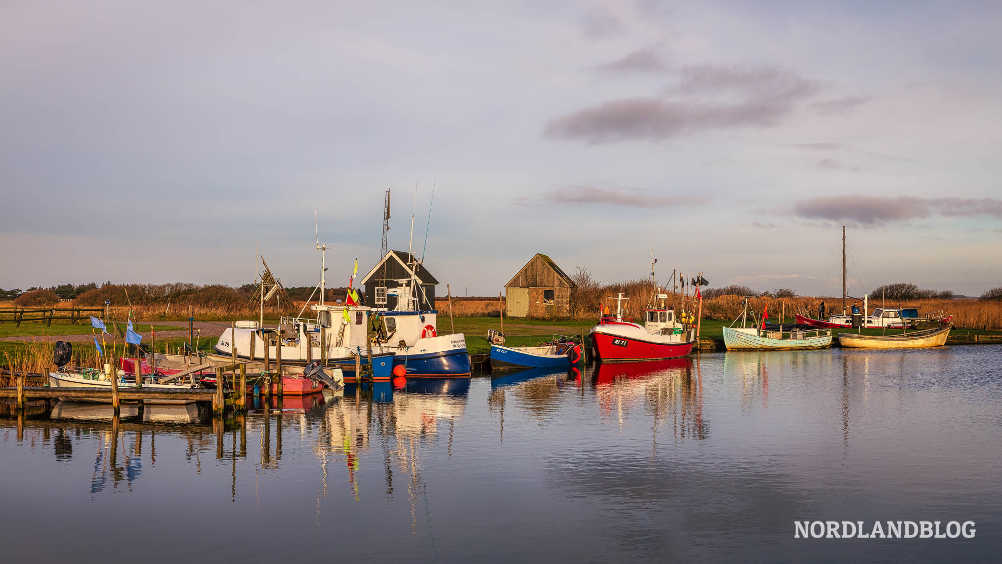 Lyngvig Hafen bei Hvide Sande (Daenemark)