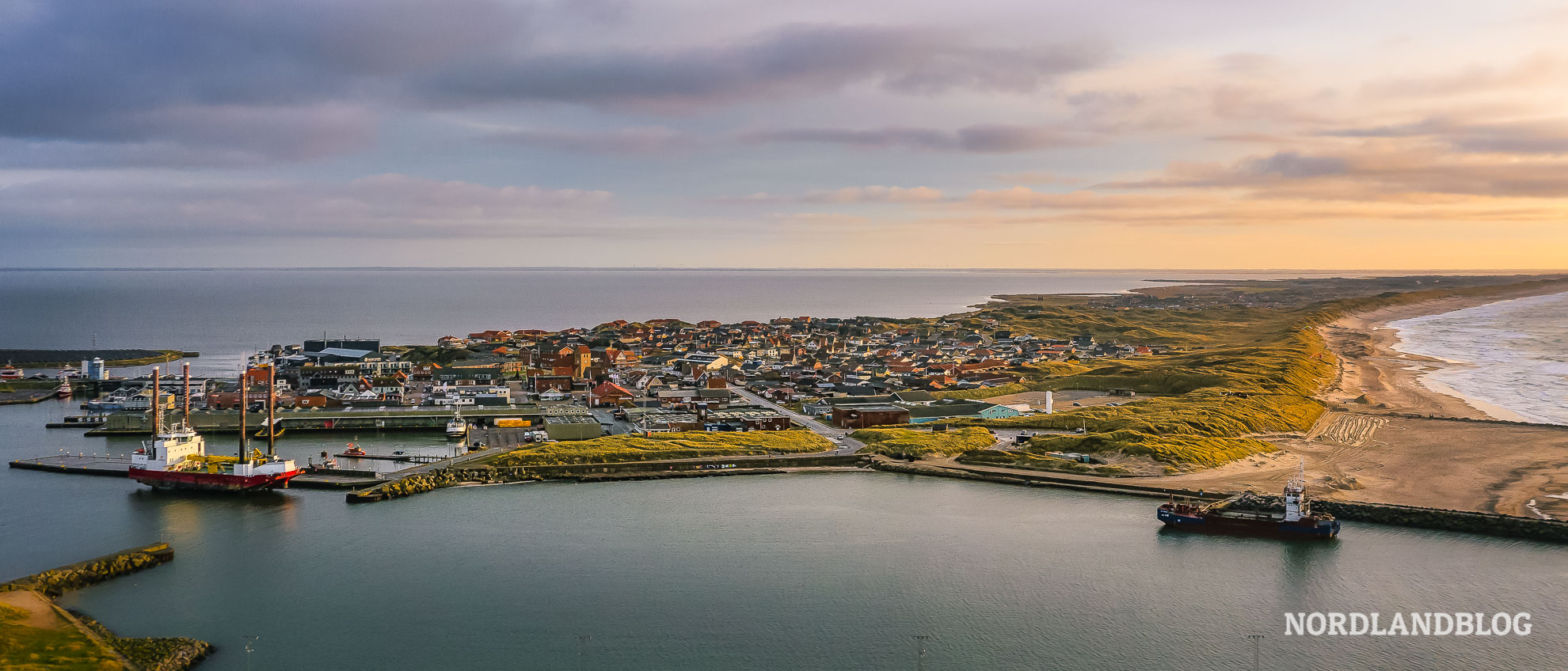 Panorama Hvide Sande (Daenemark)