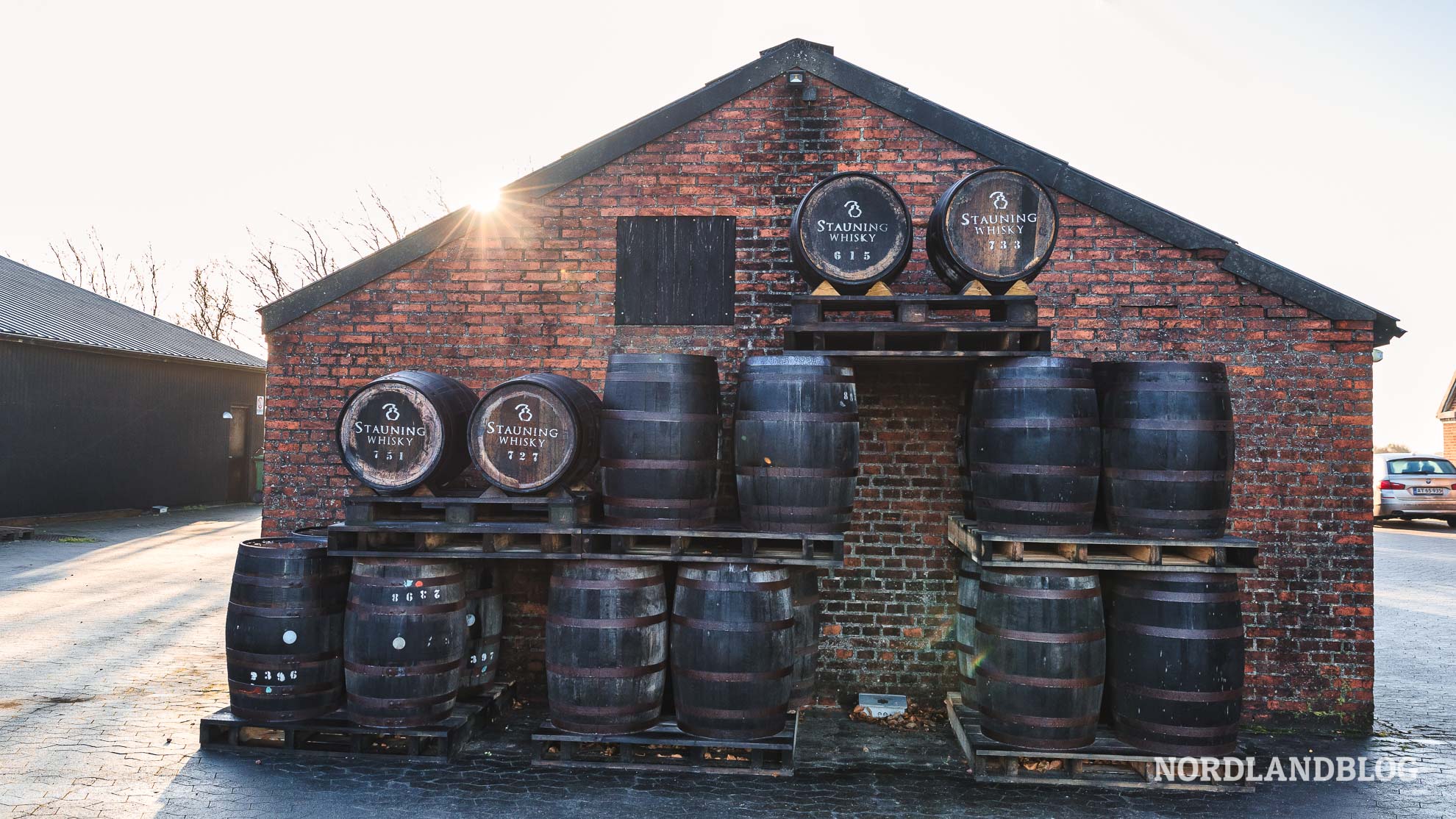 Stauning Whisky Destillerie am Ringkoebing Fjord in Daenemark