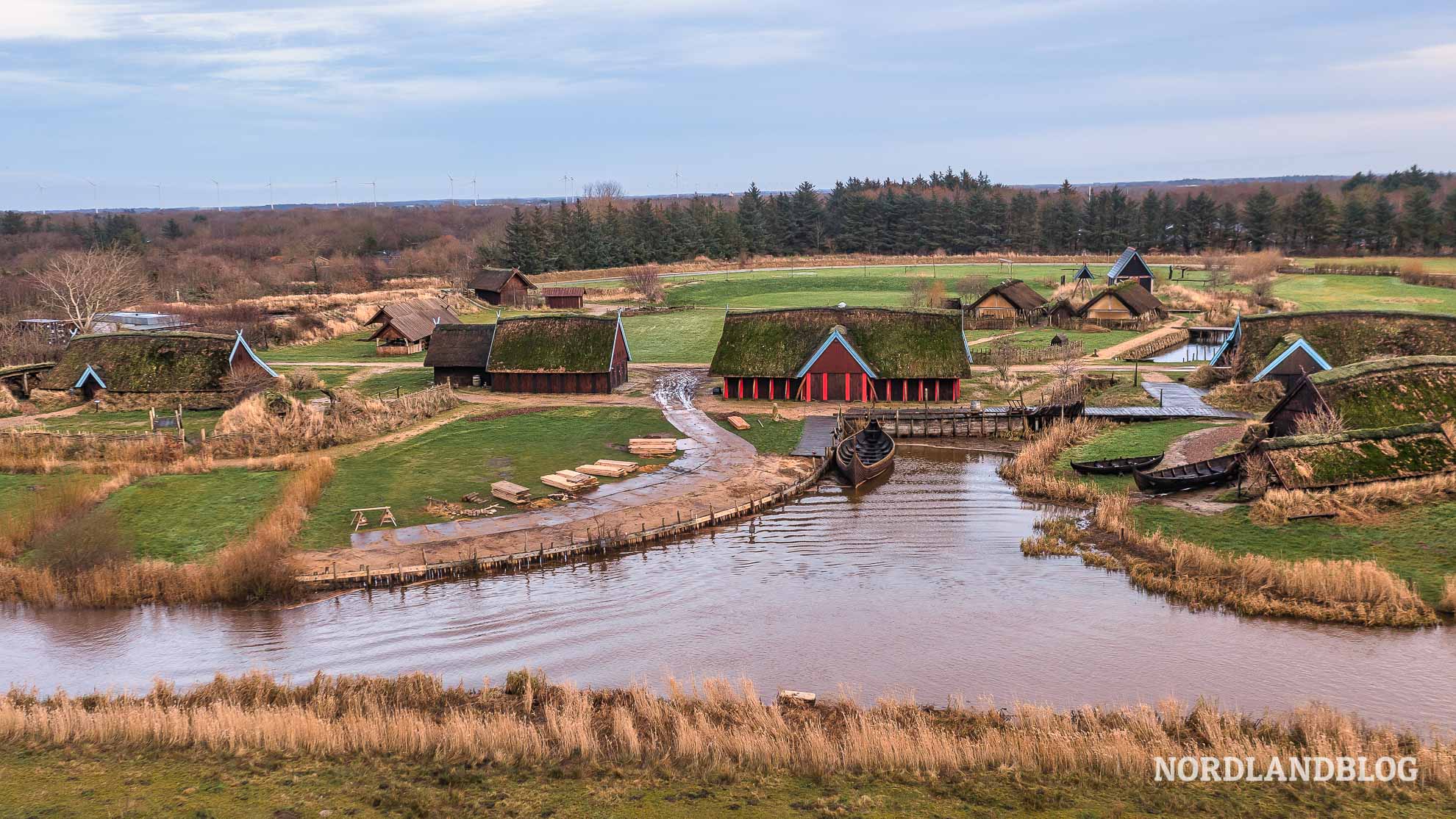 Wikingerdorf Bork Havn bei Hvide Sande Dänemark