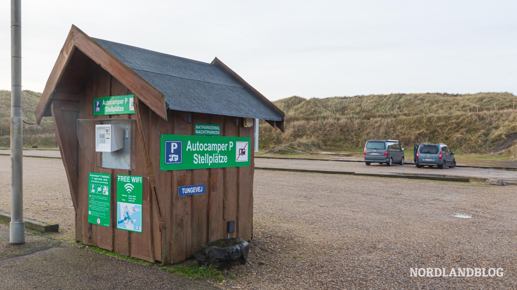 Wohnmobil Stellplatz Hvide Sande Dänemark