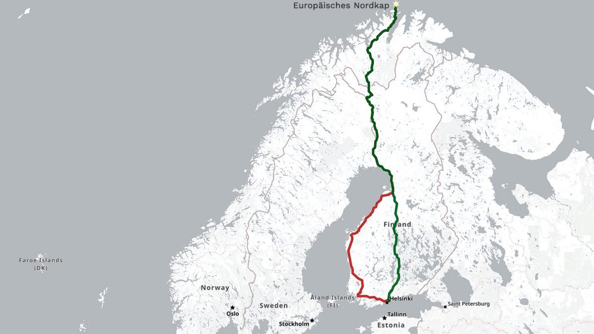 Mit Dem Wohnmobil Zum Nordkap Route Nordkap mit dem Wohnmobil - 7 Routen für die optimale Anreise