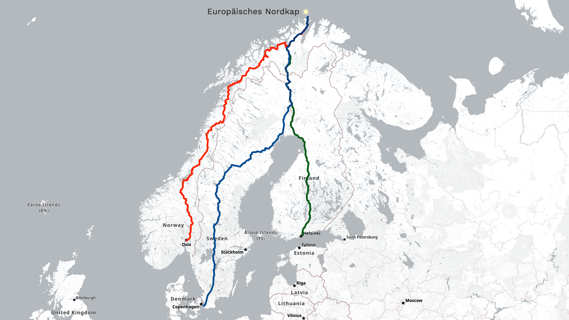 Mit Dem Wohnmobil Zum Nordkap Route Nordkap mit dem Wohnmobil - 7 Routen für die optimale Anreise