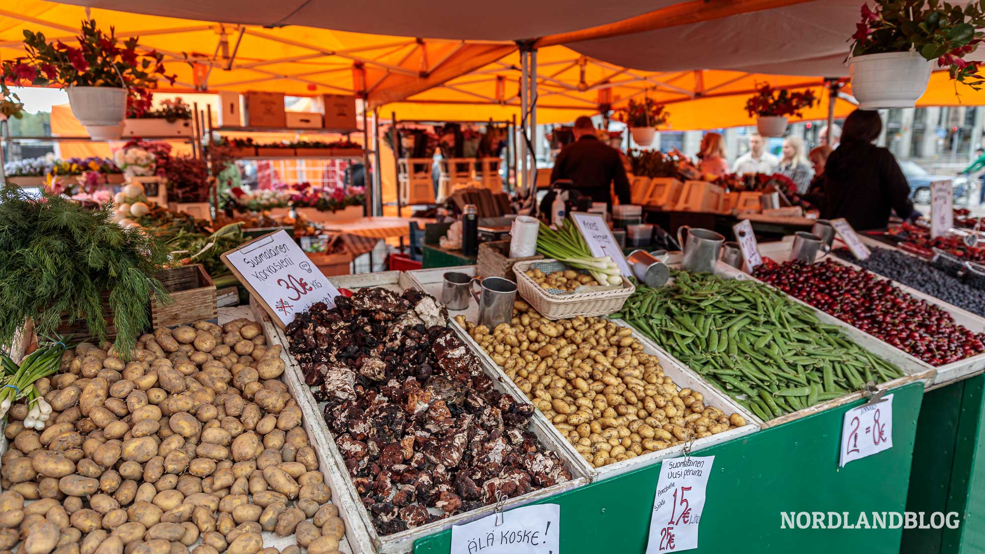 Glücksorte Helsinki Wochenmarkt Finnland