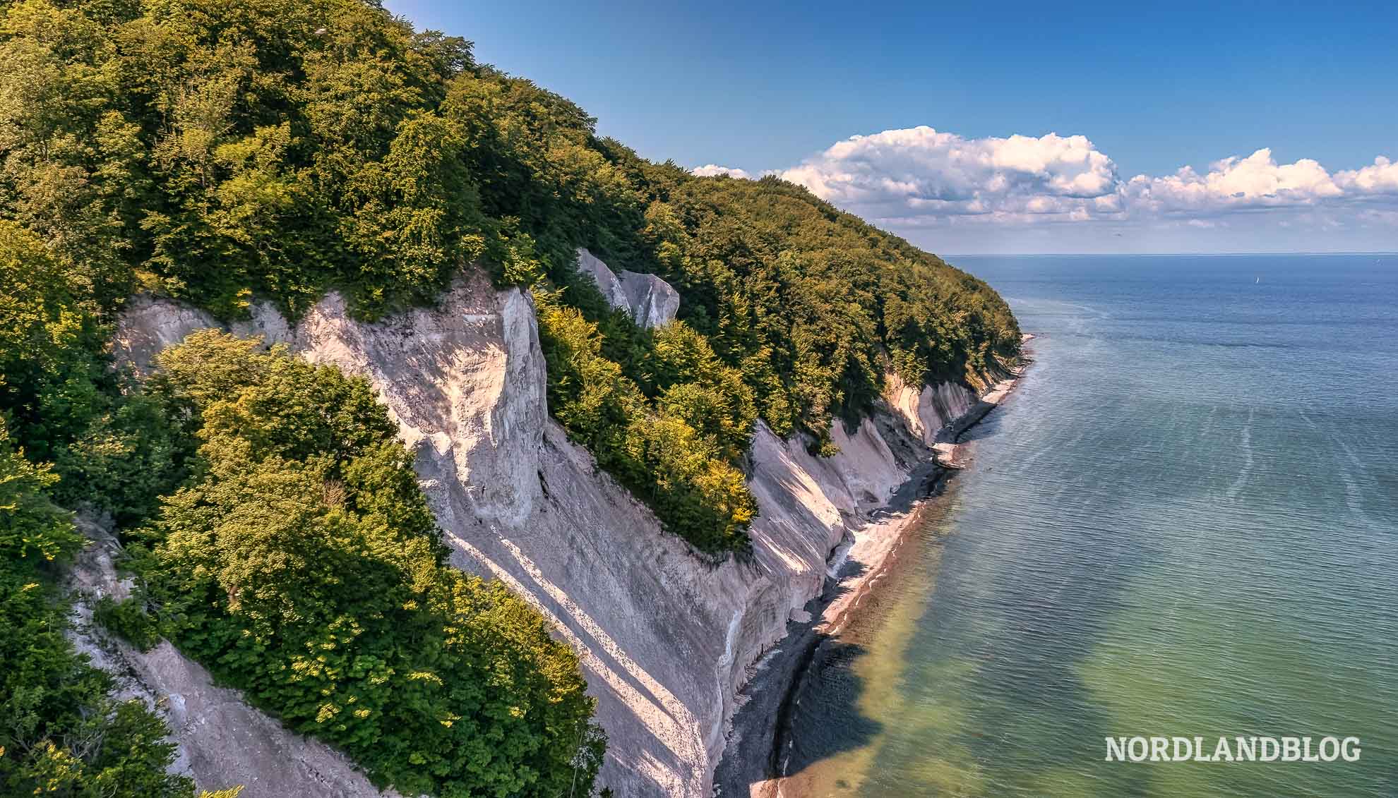 Insel Møn Blick auf Møns Klint