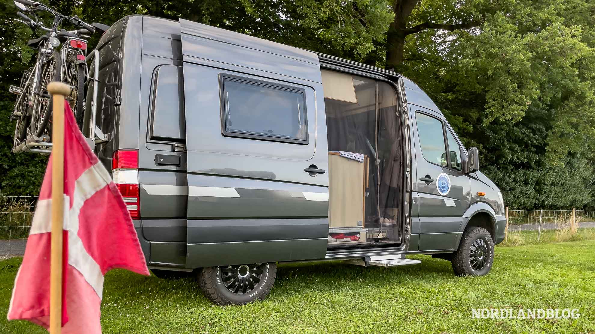 Kastenwagen Camping Stellplatz Dänemark Ostsee Südsee