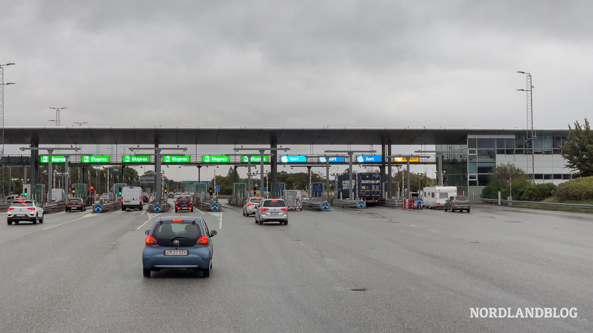 Expresspuren Maut Dänemark Storebeltbrücke Transponder