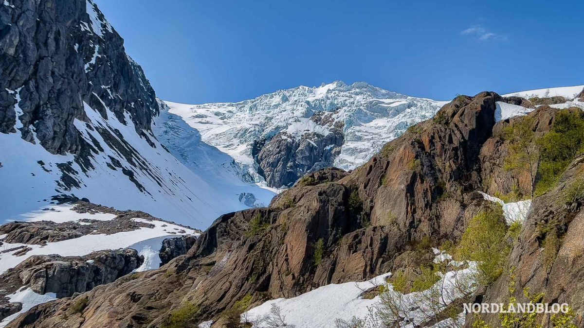 Fast am Ziel - Buarbreen Wanderung (Norwegen)