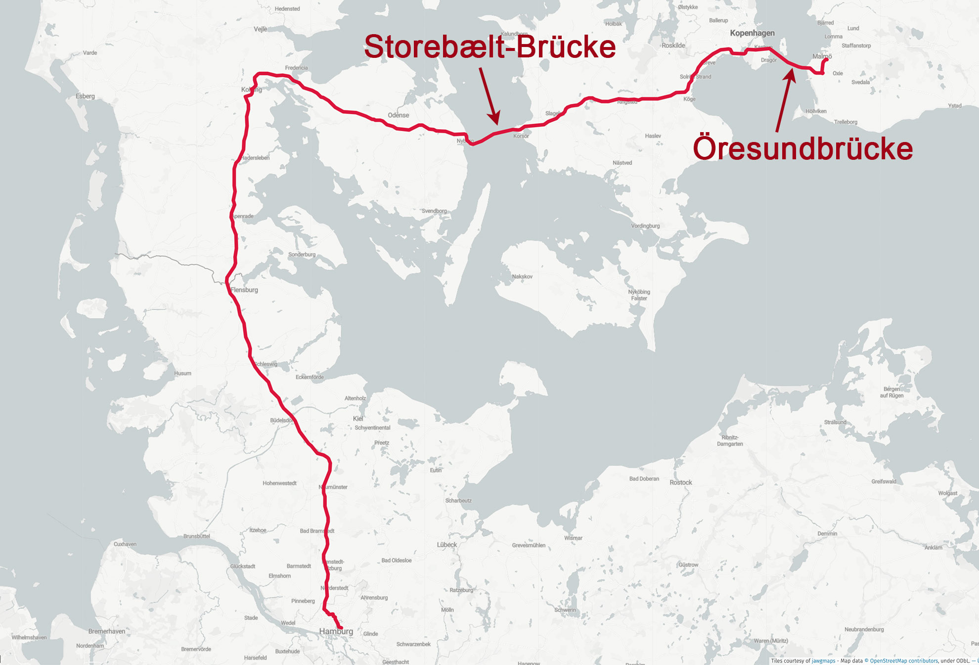 Maut-Denmark-Rabatt-Storebelt-Oresund-Landweg