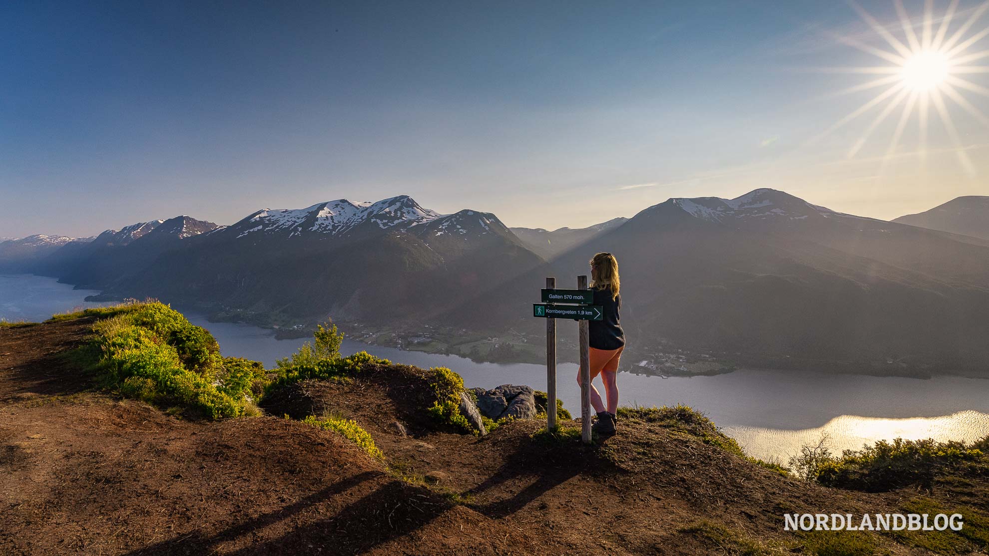 Das Ziel erreicht - Galten - Felszunge über den Dalsfjord (Sunnmøre)