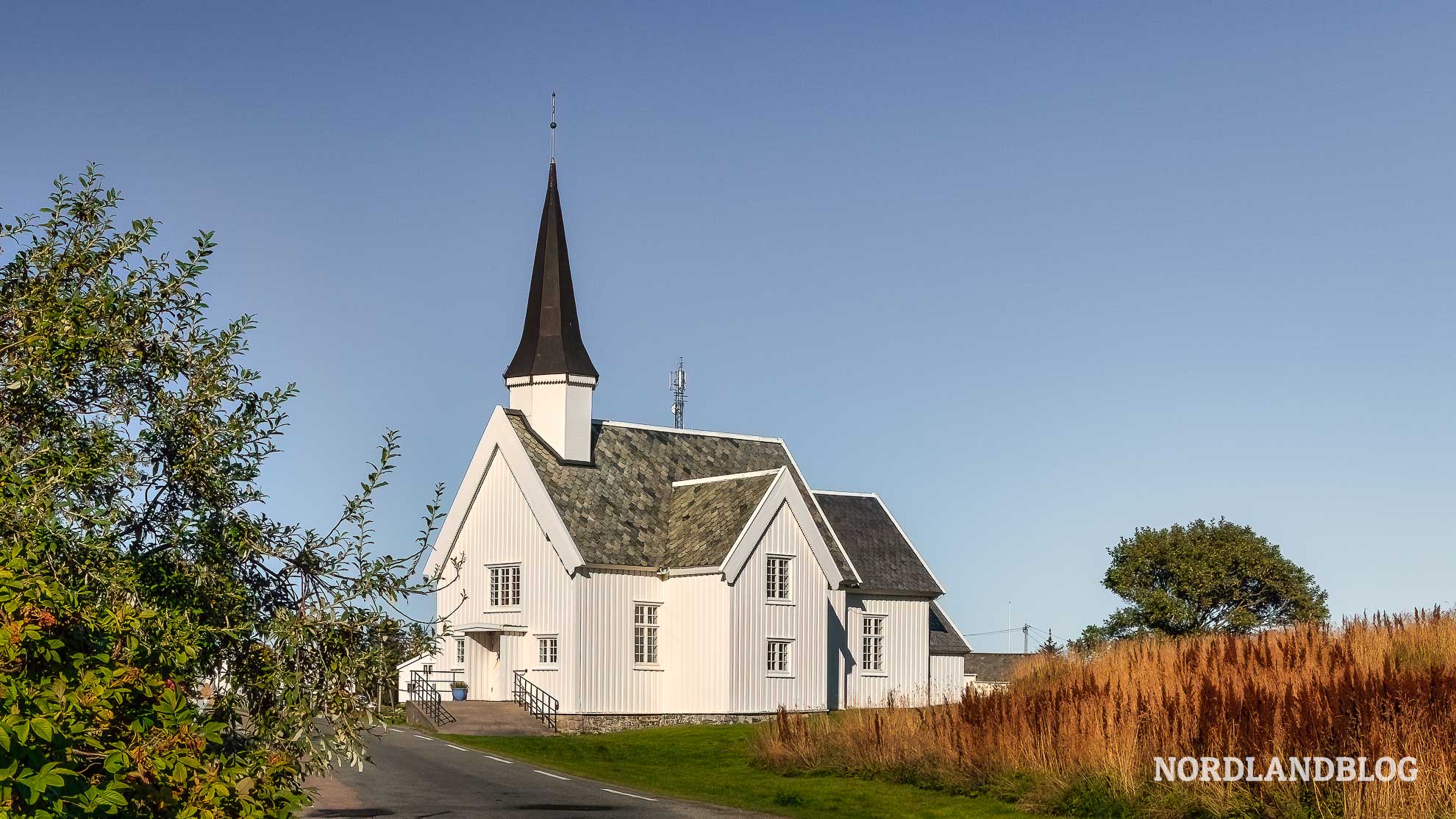 Kirche auf Træna Helgelandskysten Kystriksveien Fv17