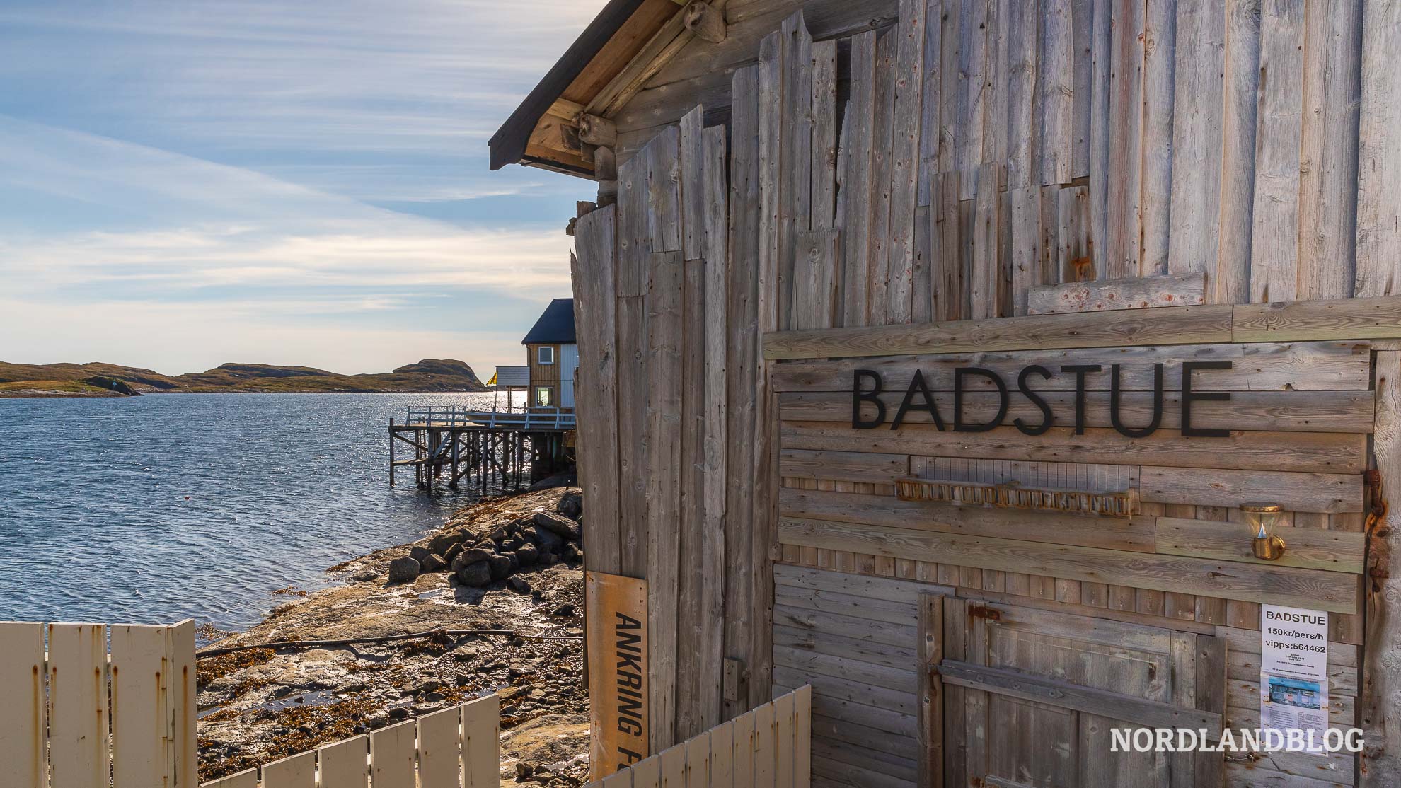 Sauna Badstue Husoy Træna Helgelandskysten Kystriksveien Fv17