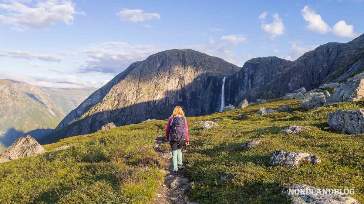 Wanderung Variante 1 Blick zum Mardalsfossen