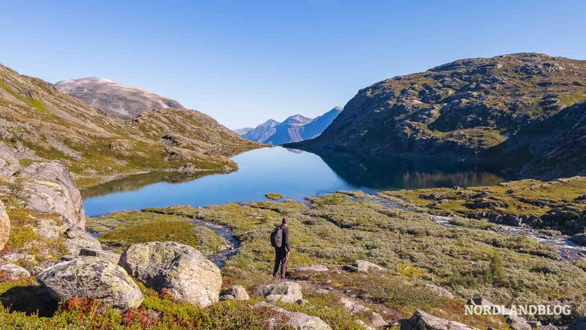 Wanderung vom P2 am Mardalstjonna zum Mardalsfossen