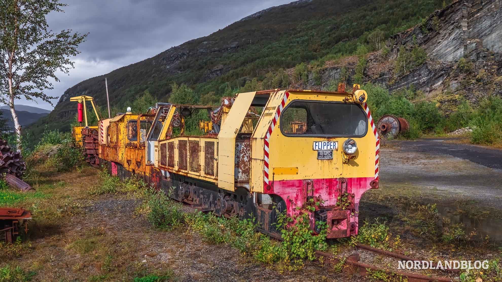 Flipper Grubenbahn Sulitjelma Helgeland Norwegen