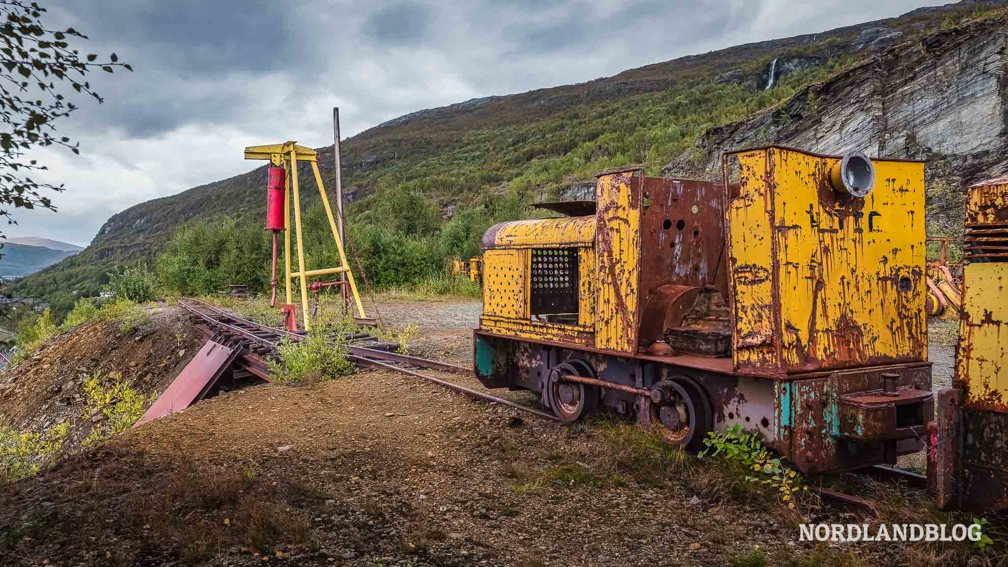 Grubenbahn Sulitjelma Helgeland Norwegen
