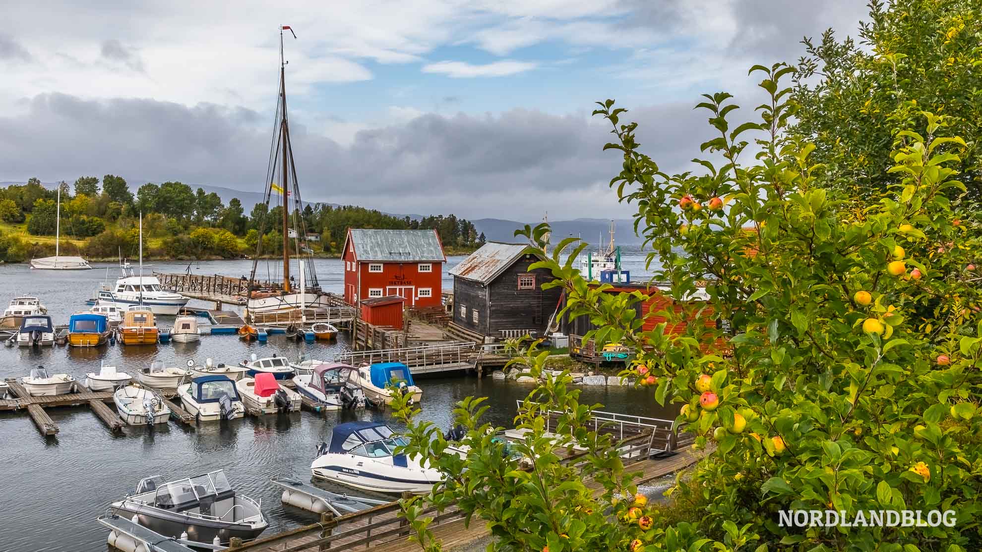 Hafen Goldener Umweg Trondelag Norwegen