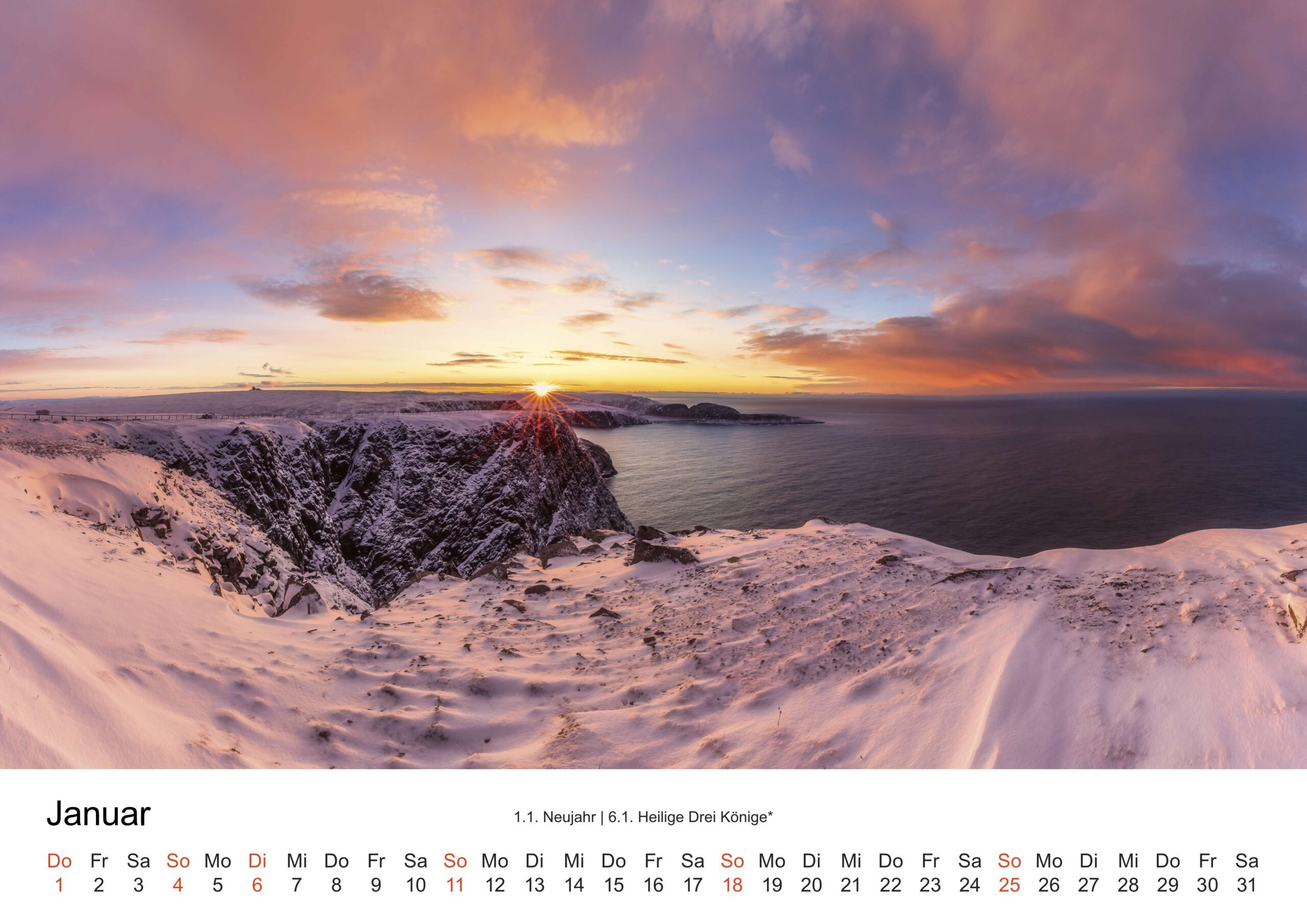 Premium-Wandkalender "NORWEGEN 2026" – Bild 2