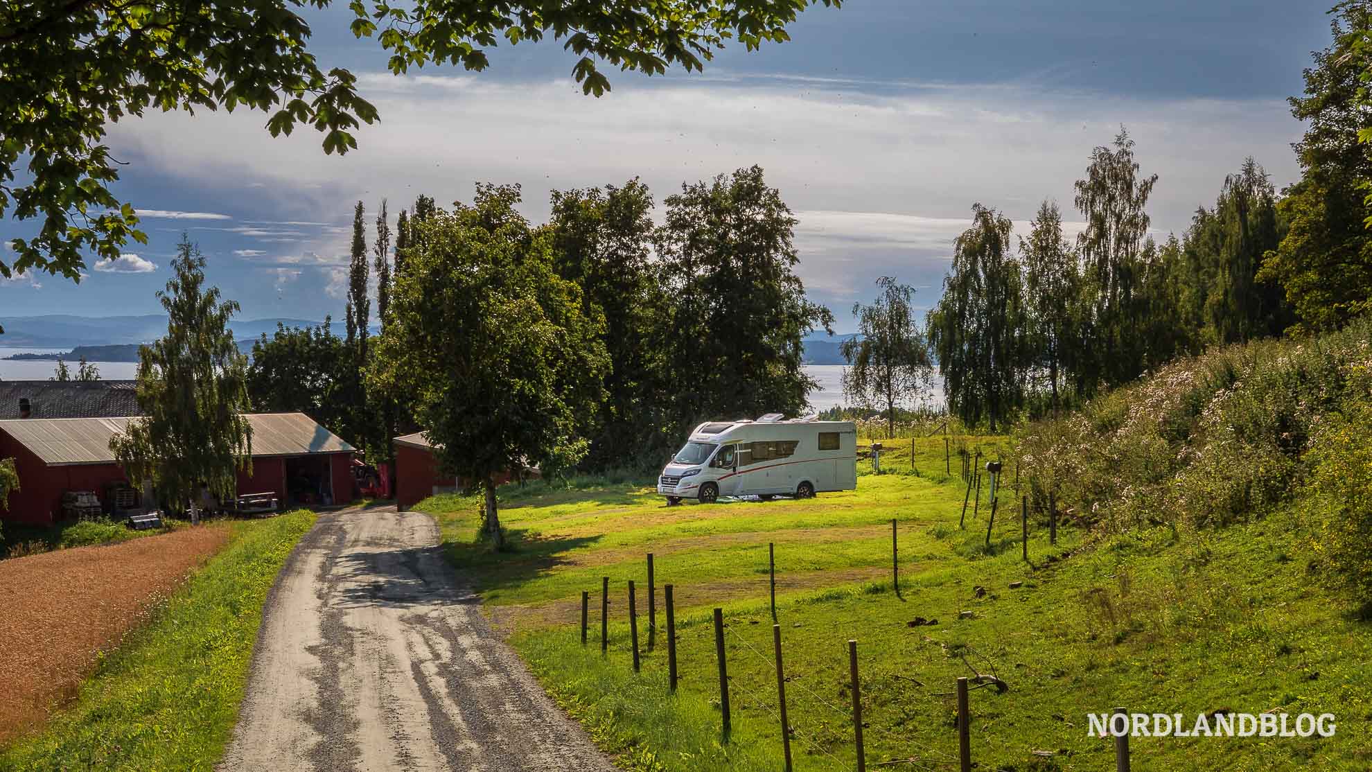 Stellplatz Wohnmobil Goldener Umweg Trondelag Steinkjer
