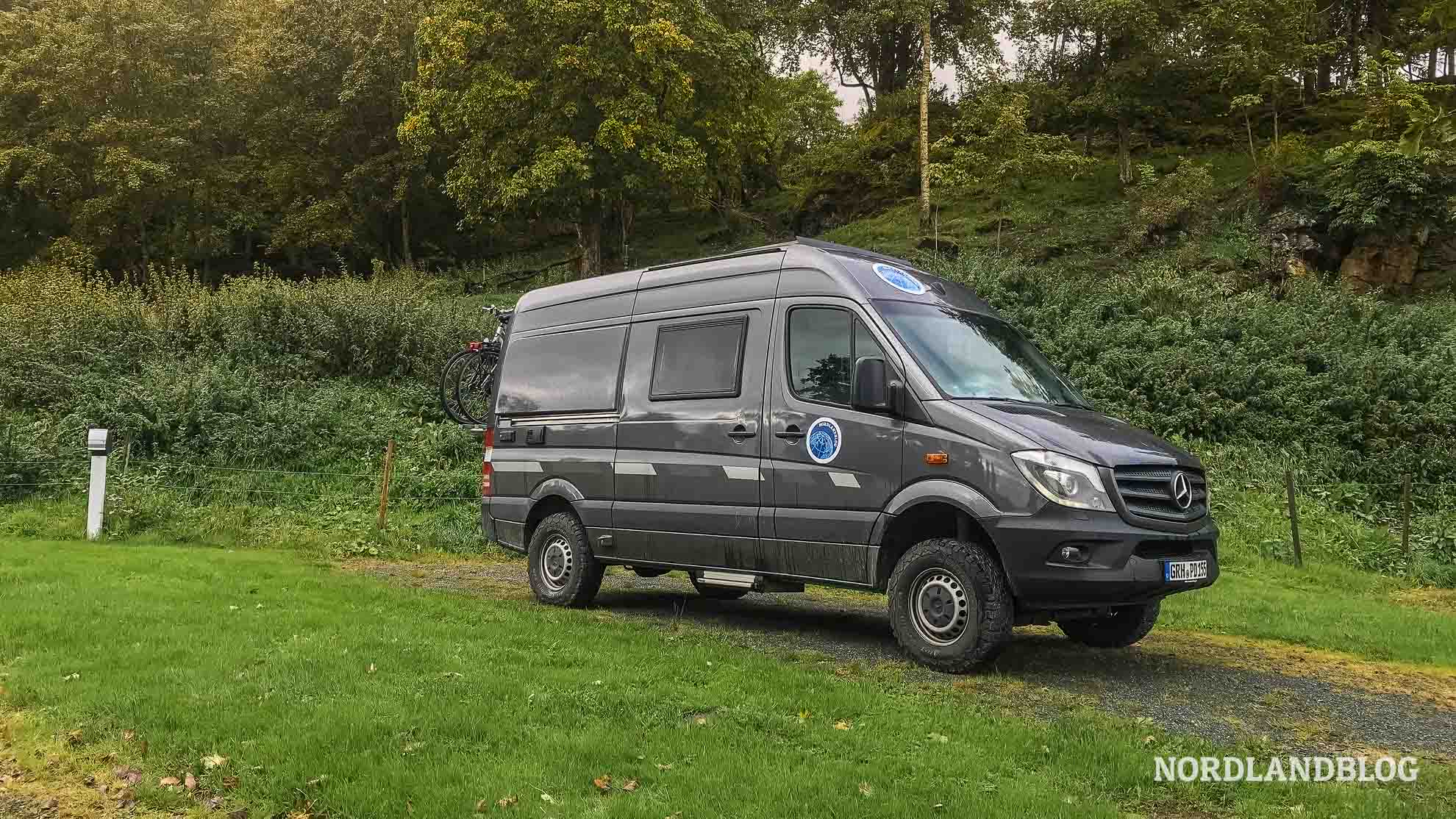 Wohnmobil Stellplatz Straumen Inderoy Goldener Umweg Trondelag Norwegen