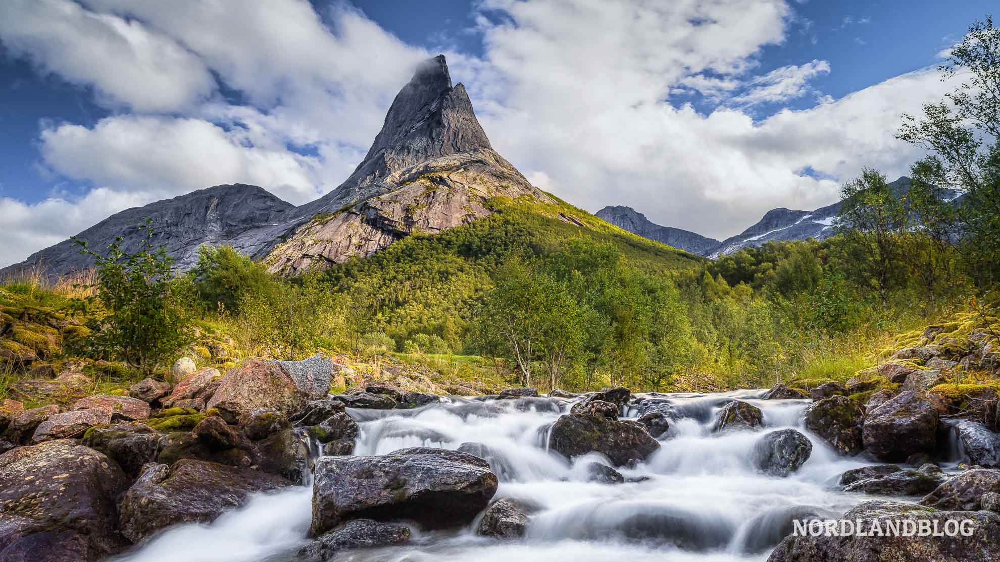 Blick zum Stetind in Norwegen