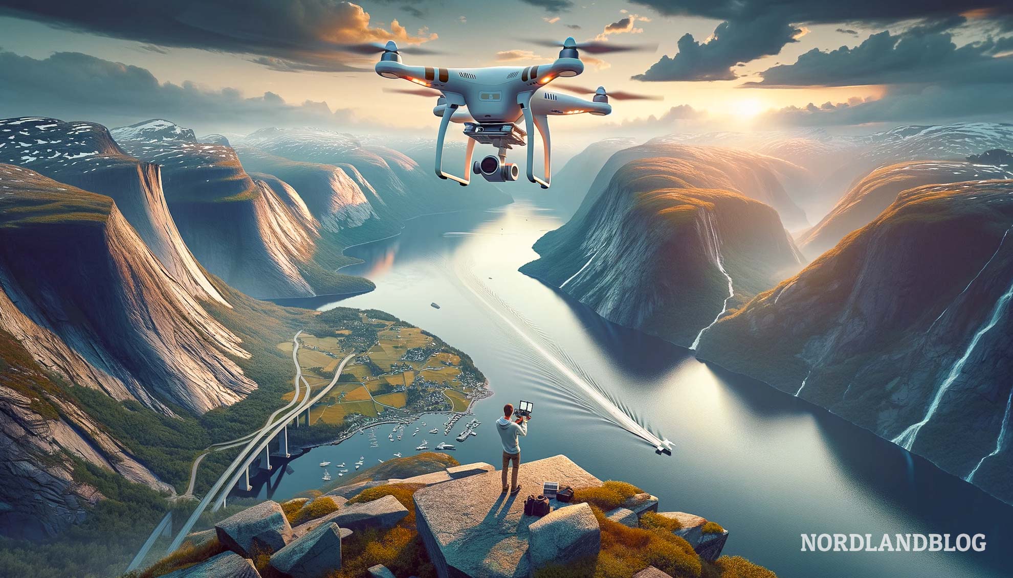 Drohne fliegen in Norwegen