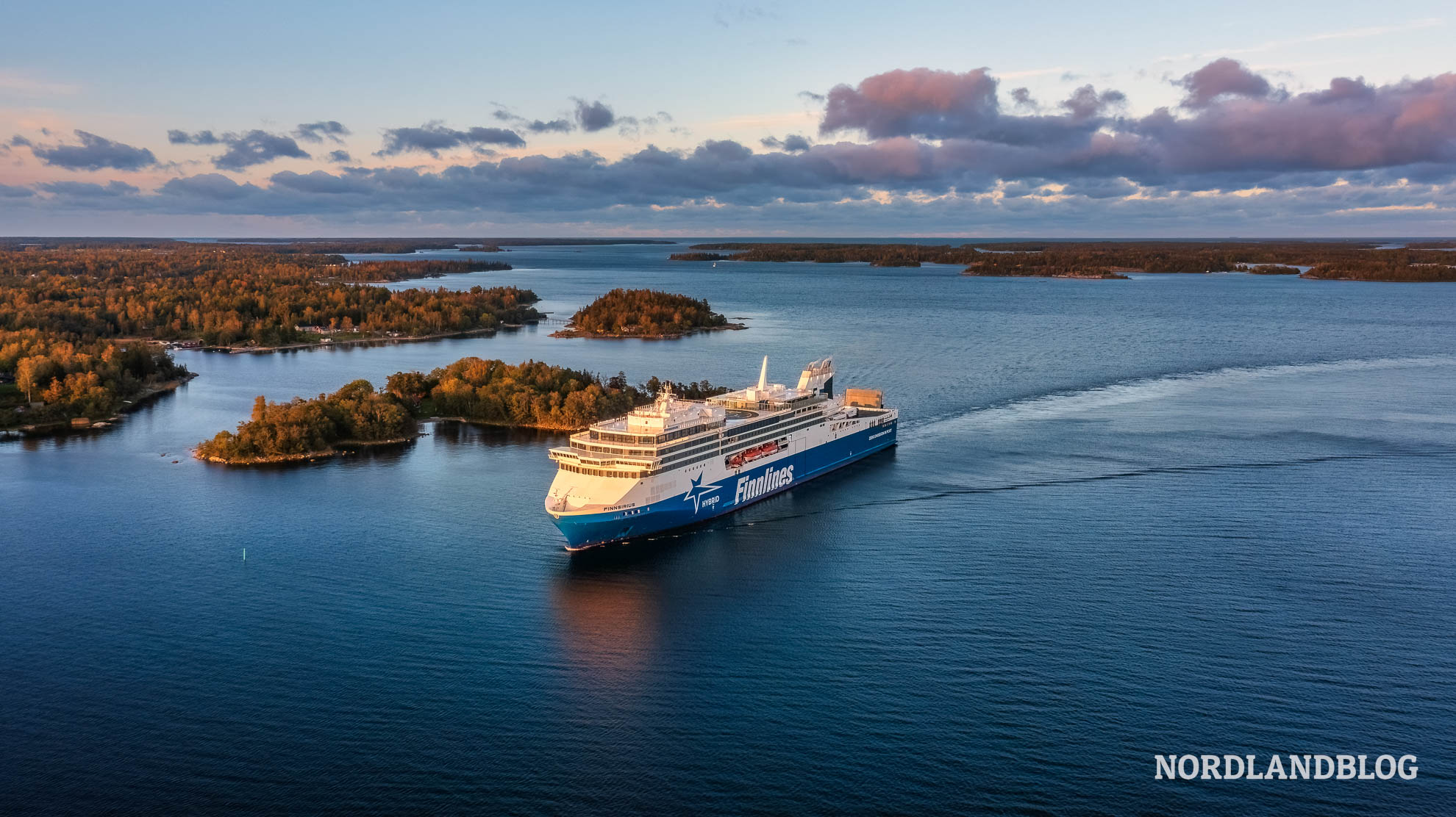 Fähre Finnsirius der Reederei Finnlines auf der Ostsee