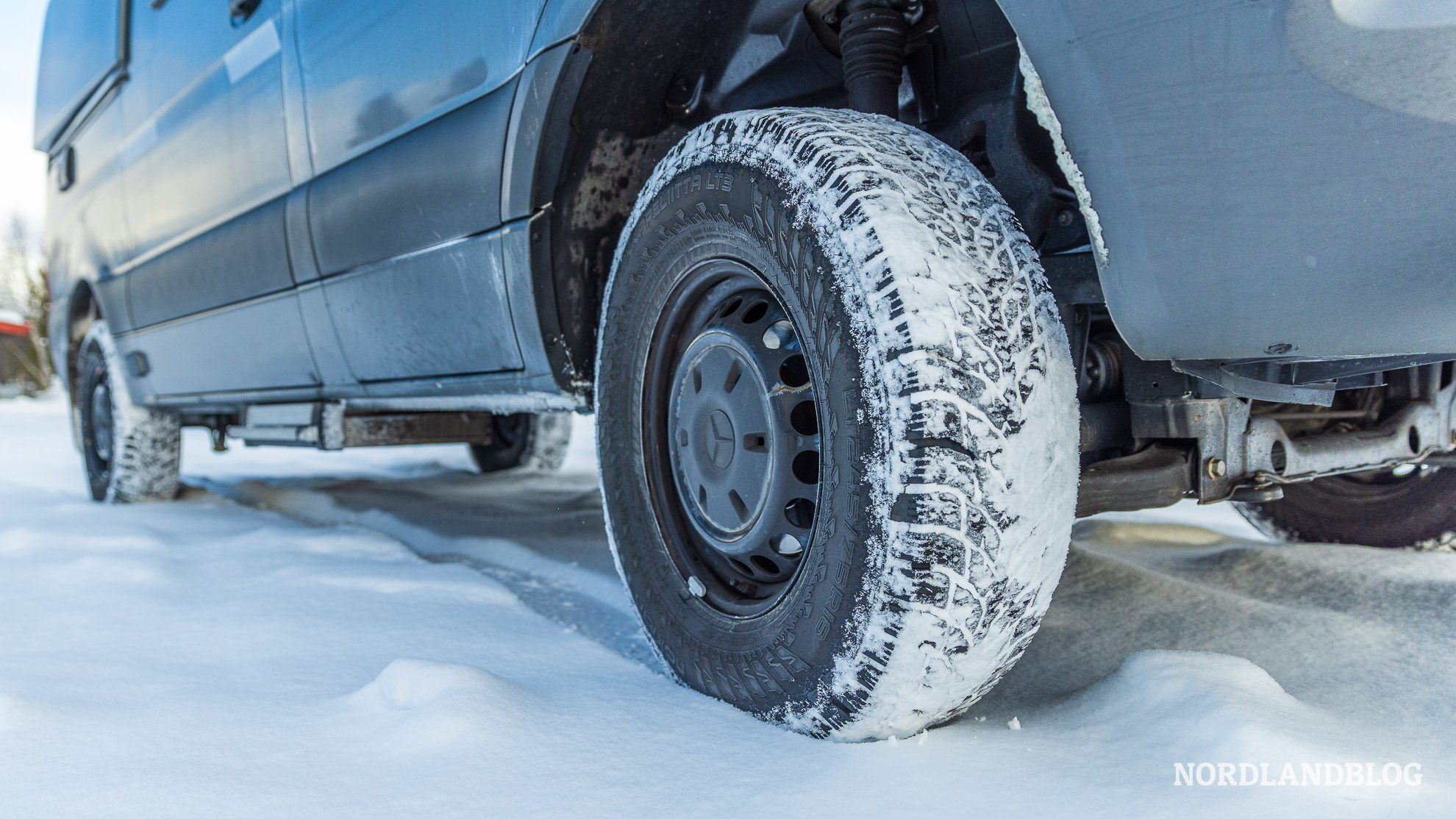 Winterreifen Sprinter Campervan Wintercamping Wohnmobil Skandinavien Norwegen