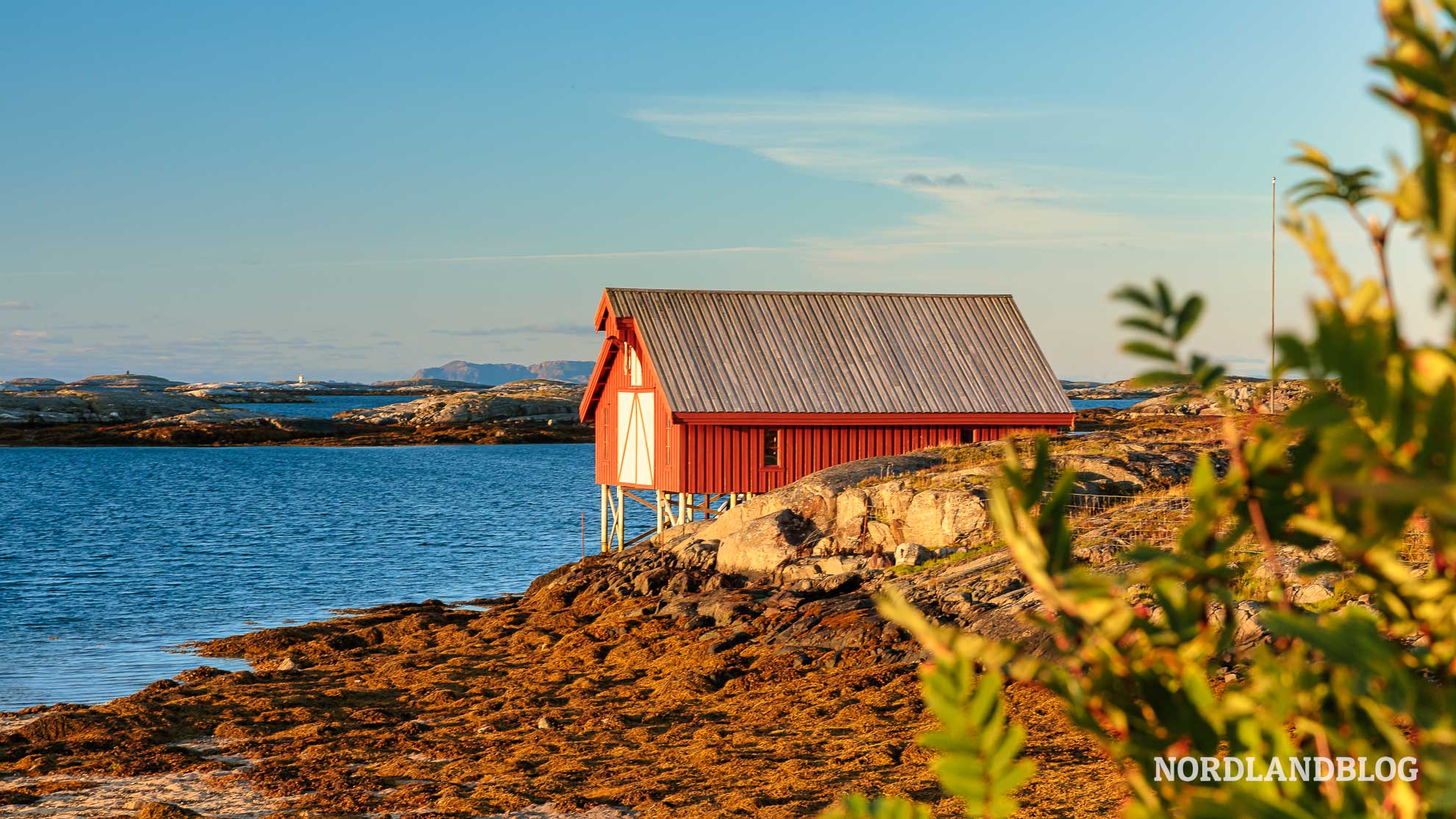 Abendidyll Insel Lovund Helgeland Norwegen